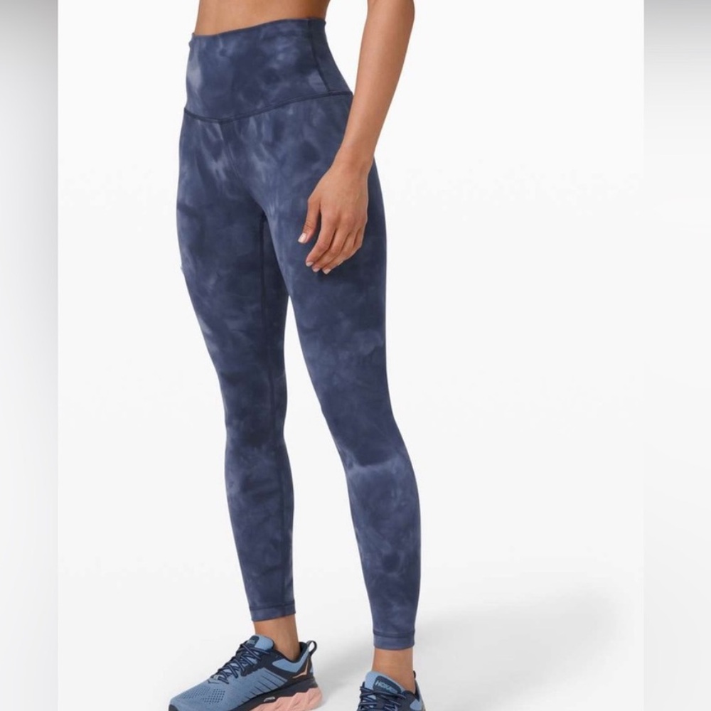 Wunder Train High-Rise Tights 25” Diamond Dye, size 8